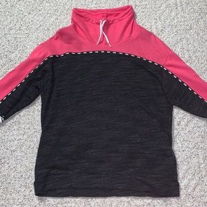 NWOT Women’s PINK Cowl Neck Sweatshirt